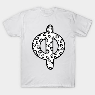 cheetah print “phi” T-Shirt